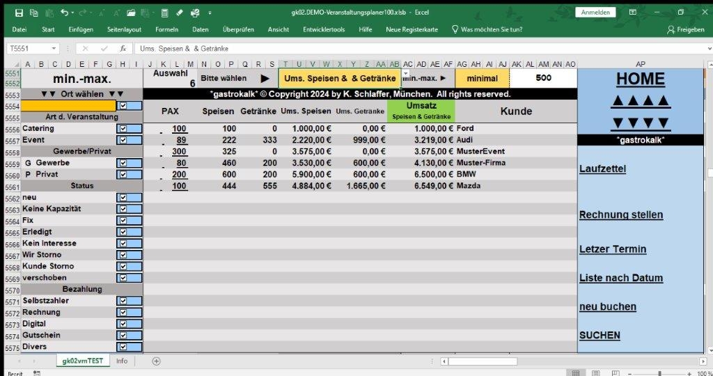 gastrokalk Programm Preise